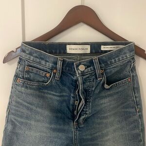 Denim forum arlo high rise straight 28L